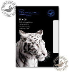 Blake Premium Office Wallet Peel and Seal Ultra White Wove C5 162x229mm 120gsm (Pack 50)