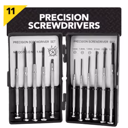 11 Pcs Mini Precision Screwdriver Set Tool Jewellers Glasses Repair
