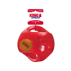 KONG Jumbler Ball - Interactive Dog Toy for Dog & Puppy Playtime - Fetch Toy with Tennis Ball - Dog Supplies for Engaging Play (Large/Extra Large)