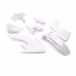 White Pit Bike Plastic Set CRF50 110cc 120cc 125cc Pitbike Fairings