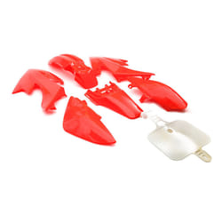 Red Pit Bike Plastic Set CRF50 110cc 120cc 125cc Fairing Graphics