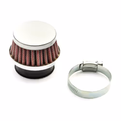 38mm Pitbike Air Filter Red Performance High flow Mushroom Style Straight Neck