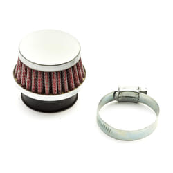 38mm Pitbike Air Filter Red Performance High flow Mushroom Style Straight Neck