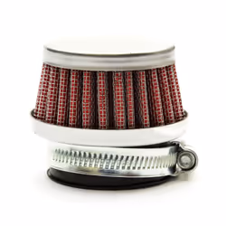 38mm Pitbike Air Filter Red Performance High flow Mushroom Style Straight Neck