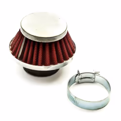 35mm Pitbike Air Filter Red Performance High flow Mushroom Style Straight Neck