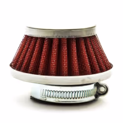 35mm Pitbike Air Filter Red Performance High flow Mushroom Style Straight Neck