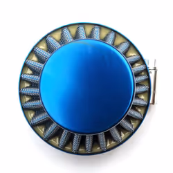 38mm Pitbike Air Filter Blue Performance High flow Mushroom Style Straight Neck