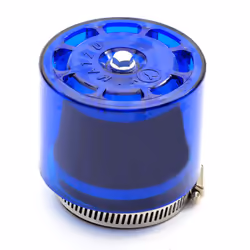 42mm Pitbike Air Filter Blue Performance Mushroom Straight Neck With Cover