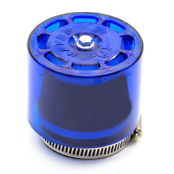 42mm Pitbike Air Filter Blue Performance Mushroom Straight Neck With Cover