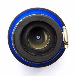 42mm Pitbike Air Filter Blue Performance Mushroom Straight Neck With Cover