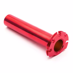 Pit Dirt Bike Twist Throttle Handle Red Alloy 50cc 110cc 120cc 125cc 140cc