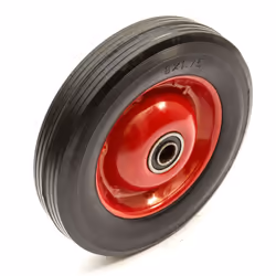 8" Metal Wheel Solid Rubber Tyre 200mm 8 x 1.75'' 16mm Bore Sack Truck
