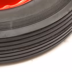 8" Metal Wheel Solid Rubber Tyre 200mm 8 x 1.75'' 16mm Bore Sack Truck
