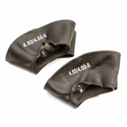 2x 4.80/4.00-8 Inner Tube Bent Schrader Valve 8 Inch Wheel Barrow Wheelbarrow