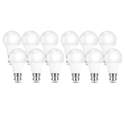 LED Light Bulbs GLS Globe Bulb B22 / BC Bayonet Cap Warm White 2700K - 12