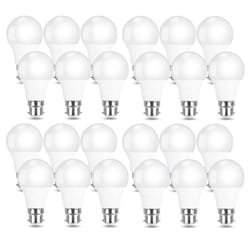 LED Light Bulbs GLS Globe Bulb B22 / BC Bayonet Cap Warm White 2700K - 24
