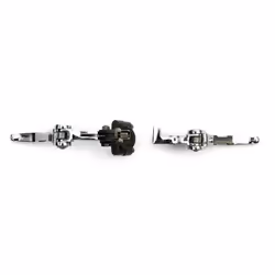 Pit Bike Alloy Fold Snap Back Chrome Brake Lever Clutch Set 110cc 125cc 140cc