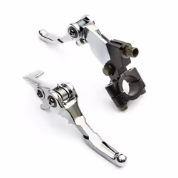 Pit Bike Alloy Fold Snap Back Chrome Brake Lever Clutch Set 110cc 125cc 140cc