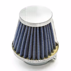 35mm Pitbike Air Filter Blue Performance High flow Mushroom Style Straight Neck