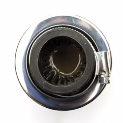 35mm Pitbike Air Filter Silver Performance High flow Mushroom Style Straight Nec