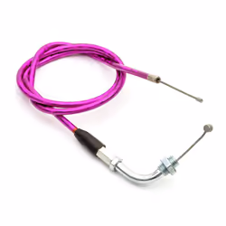 Pit Dirt Bike 34.5" Twist THROTTLE CABLE Pink Bent Neck 50cc 90cc 110cc Pitbike