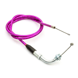 Pit Dirt Bike 34.5" Twist THROTTLE CABLE Pink Bent Neck 50cc 90cc 110cc Pitbike