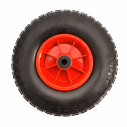 13 Inch Solid Wheel & PU Tyre 4.00-6 Puncture Proof 16mm Bore Wheelbarrow Barrow