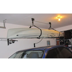 Heavy Duty Ceiling Storage Hoist Rack Pulley Garage Shed Max 40kg Kayak Canoe