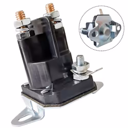 12v Solenoid Starter Relay Universal Ride On Lawn Mower Tractor Spade Connector