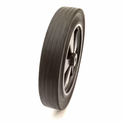 Heavy Duty 11 Inch Wheel Solid Rubber Tyre Puncture Proof 1/2" Bore Wheelbarrow