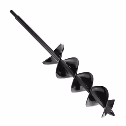 Planting Earth Auger Metal Drill Bit Garden Bulb Hole Digger 40 x 8cm