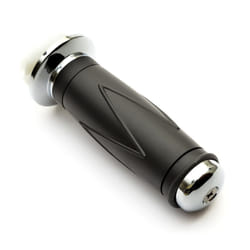Twist Throttle Grip Cable Handle 49cc 50cc 125cc Chinese Scooter Black Chrome