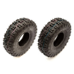 2 x Tyre 4.10-4 Knobbly Off Road Deep Tread Mini Moto Quad Bike ATV