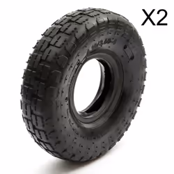 2 x Petrolscooter Knobbly Tyre Size 4.10 / 3.50-4 / 410x4 / 350x4