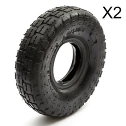 2 x Petrolscooter Knobbly Tyre Size 4.10 / 3.50-4 / 410x4 / 350x4