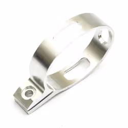 Pit Dirt Bike Alloy OVAL EXHAUST BRACKET Clamp 110cc 125cc 140cc 87mm Diameter