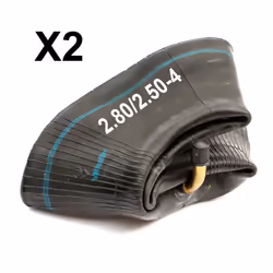 2x Mobility Scooter Inner Tube 2.80/2.50-4 280/250-4 2.50-4 2.80-4 Bent Valve 4"