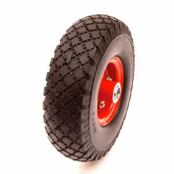 Heavy Duty 3.00-4 10 Inch Wheel Solid PU Tyre Offset Metal Hub 150kg Sack Truck