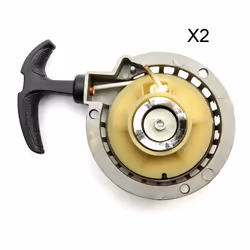 2 x Mini Moto Silver Pull Start PULLSTART 47cc 49cc Minimoto ATV Quad Dirt Bike