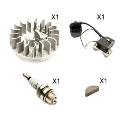 Mini Moto Air Cooled Ignition Coil Spark Plug Flywheel Woodruff Dirt Bike Kit