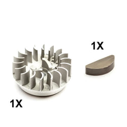 Mini Moto Air Cooled Standard Type 1 Flywheel With Woodruff Key 47cc 49cc