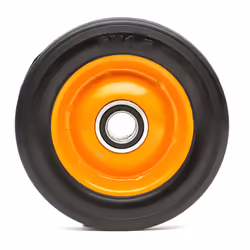6" Hand Sack Truck Trolley Tyre Wheel Barrow Solid Rubber Industrial Tire 200kg