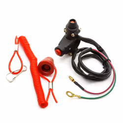 Teather Cut Off Out Engine Kill Switch Lanyard ATV Pitbike Mini Midi Pocket Bike