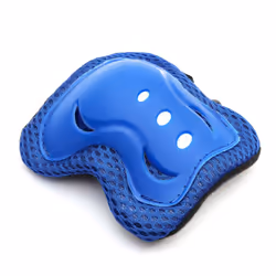 Kid 2-12 Yr Elbow Knee Wrist Pad Protective Safety Set Blue Cycling Bike Bicycle