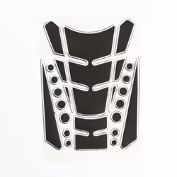 Black Chrome Petrol Fuel Tank Pad Protector Sticker