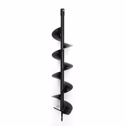 Earth Auger Metal Drill Bit 150mm Diameter 800mm Length Petrol Fence Post Plant Tree Borer Driller Digger