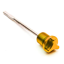 Pitbike Alloy Gold Oil Dipstick 13cm 70cc - 200cc Honda Lifan Loncin YX Pit Bike