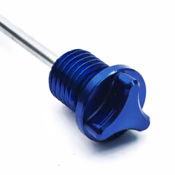 Pitbike Alloy Blue Oil Dipstick 13cm 70cc - 200cc Honda Lifan Loncin YX Pit Bik