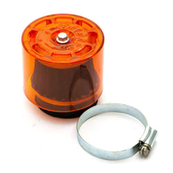42mm Pitbike Air Filter Orange Performance Mushroom Straight Neck With Cover