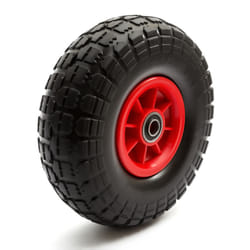 Wheel + Tyre 4.10-4 / 3.50-4 PU Wheelbarrow Trolley